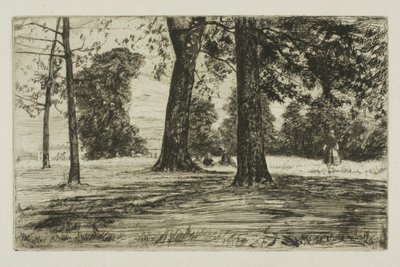 Greenwich Park von James Abbott McNeill Whistler