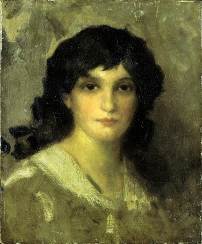 Kopf einer jungen Frau von James McNeill Whistler
