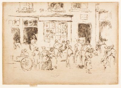 Hauptstraße, Brüssel von James Abbott McNeill Whistler