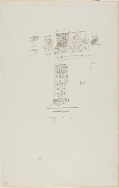 Hôtel Colbert, Fenster von James Abbott McNeill Whistler