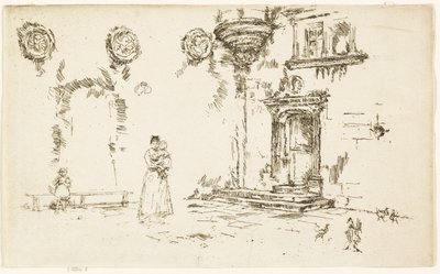 Hôtel Lallemont, Bourges von James Abbott McNeill Whistler