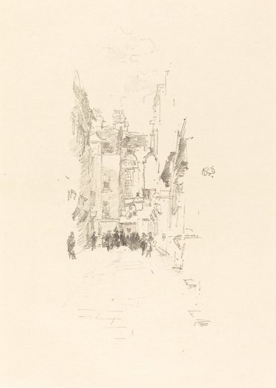Kleiner Hof, Cloth Fair von James Abbott McNeill Whistler