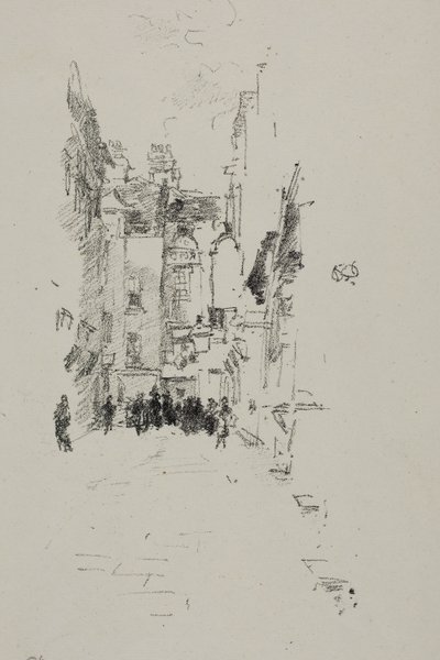 Kleiner Hof, Cloth Fair von James Abbott McNeill Whistler