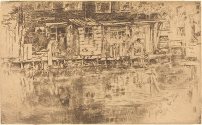 Langes Haus - Färber - Amsterdam von James Abbott McNeill Whistler