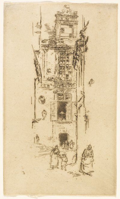 Rathaus, Loches von James Abbott McNeill Whistler