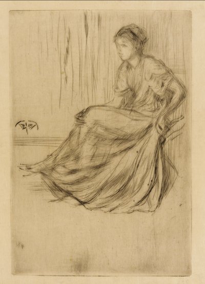 Sitzendes Modell von James Abbott McNeill Whistler