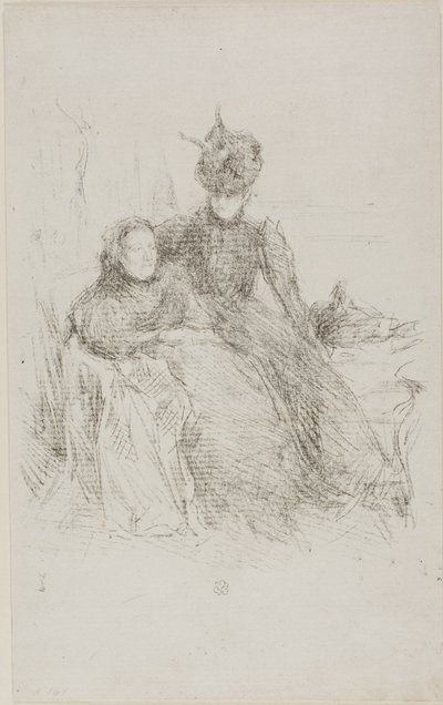 Mutter und Tochter [La Mère Malade] von James Abbott McNeill Whistler