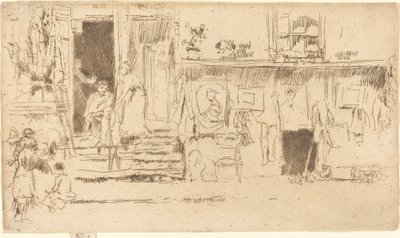 Altkleidershop, Nr. II von James Abbott McNeill Whistler