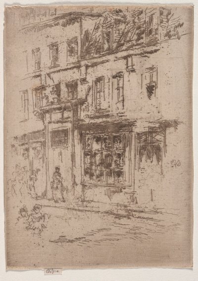 Petite Rue au Beurre, Brüssel von James McNeill Whistler