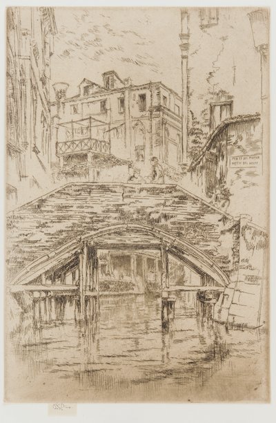 Ponte del Piovan von James Abbott McNeill Whistler
