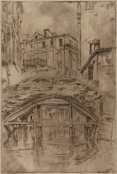 Ponte del Piovan von James Abbott McNeill Whistler