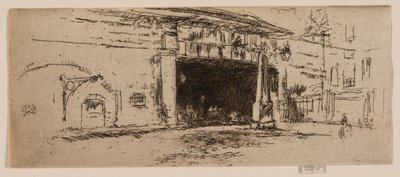 Eisenbahnbrücke, Amerikanischer Platz von James Abbott McNeill Whistler