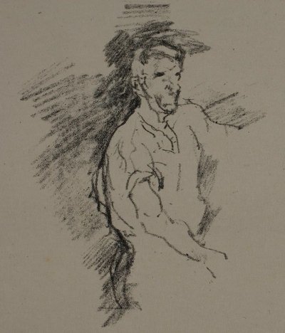 Skizze eines Schmieds von James Abbott McNeill Whistler