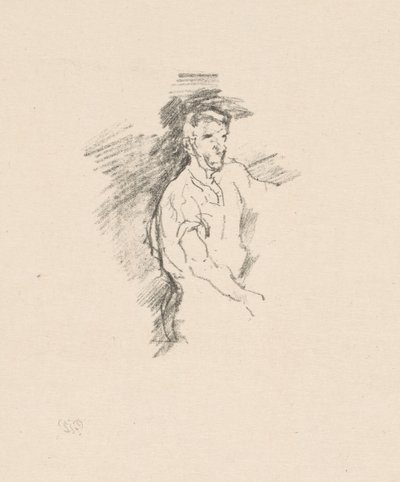 Skizze eines Schmieds von James Abbott McNeill Whistler