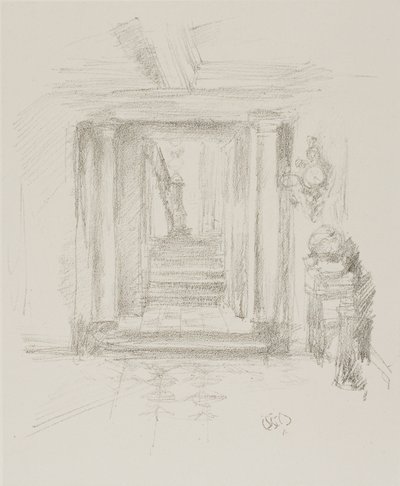 Treppe von James Abbott McNeill Whistler