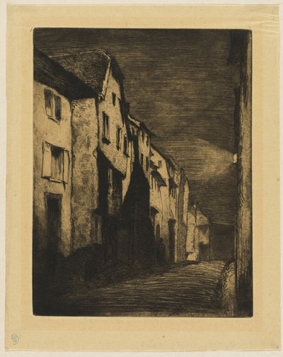 Straße in Saverne von James Abbott McNeill Whistler