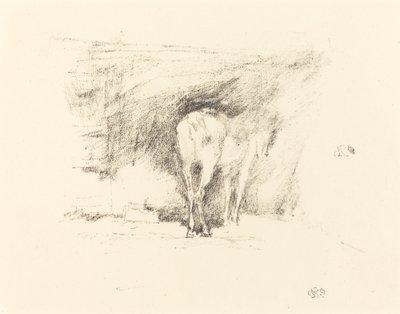 Studie eines Pferdes von James Abbott McNeill Whistler