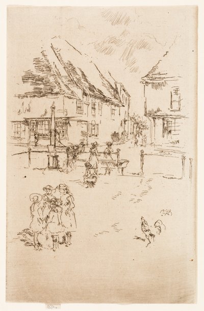 Der Hahn und die Pumpe von James Abbott McNeill Whistler
