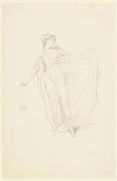 Das tanzende Mädchen, 1890 von James Abbott McNeill Whistler