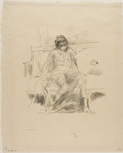 Die drapierte Figur, sitzend von James Abbott McNeill Whistler