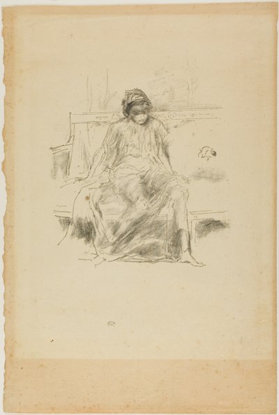 Die drapierte Figur, sitzend von James Abbott McNeill Whistler