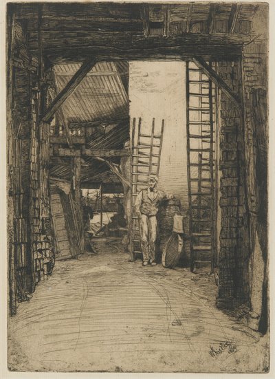 Der Kalkbrenner von James Abbott McNeill Whistler