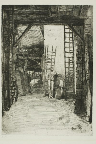 Der Kalkbrenner von James Abbott McNeill Whistler
