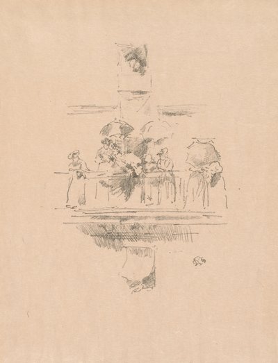 Der kleine Balkon von James Abbott McNeill Whistler