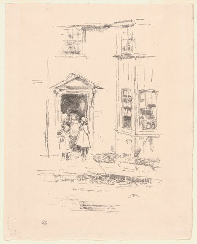 Die kleine Tür, Lyme Regis von James Abbott McNeill Whistler