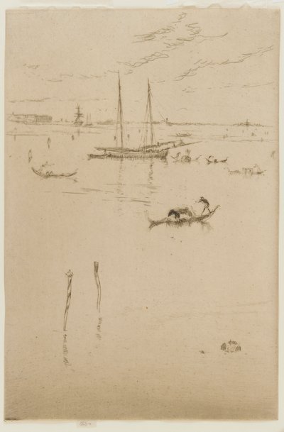 Die kleine Lagune von James Abbott McNeill Whistler