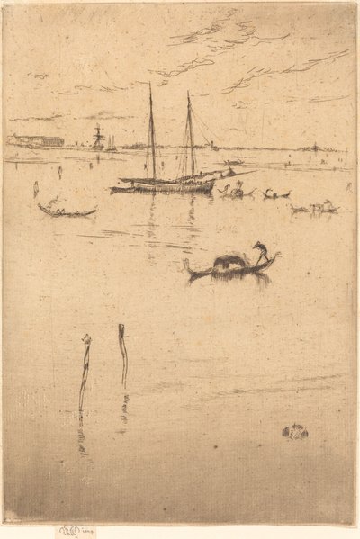 Die kleine Lagune von James Abbott McNeill Whistler