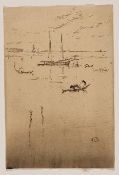 Die kleine Lagune von James Abbott McNeill Whistler