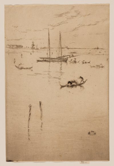 Die kleine Lagune von James Abbott McNeill Whistler