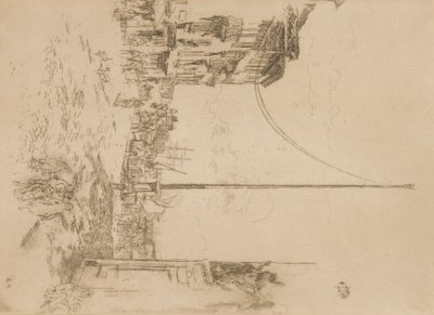 Der kleine Mast von James Abbott McNeill Whistler