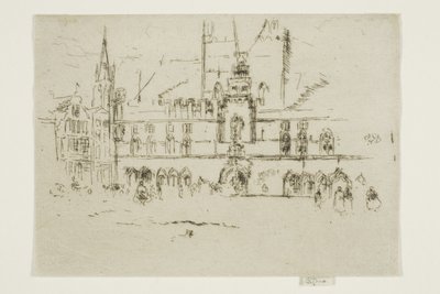 Der Markt, Brügge von James Abbott McNeill Whistler