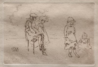Die Menpes-Kinder von James McNeill Whistler