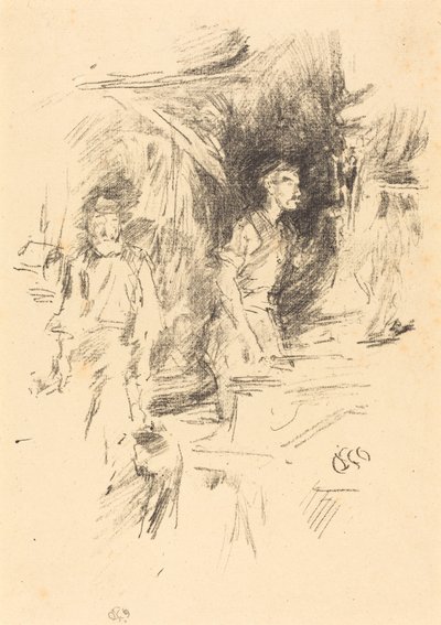 Die Geschichte des alten Schmieds von James Abbott McNeill Whistler