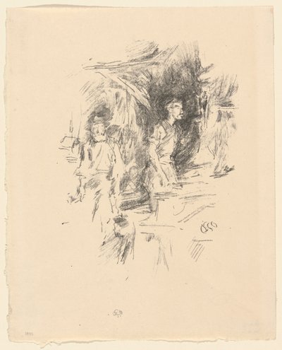Die Geschichte des alten Schmieds von James McNeill Whistler