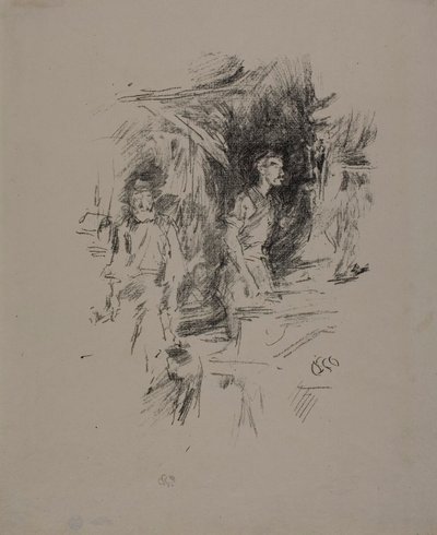 Die Geschichte des alten Schmieds von James McNeill Whistler