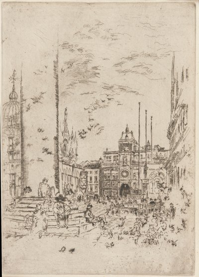 Die Piazzetta von James Abbott McNeill Whistler