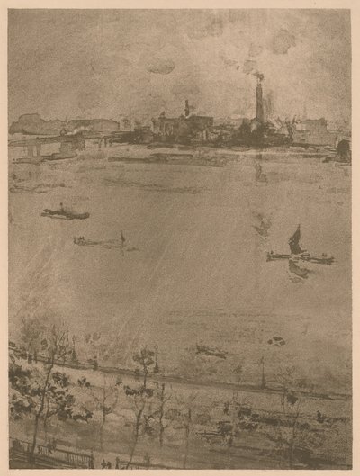 Die Themse von James Abbott McNeill Whistler