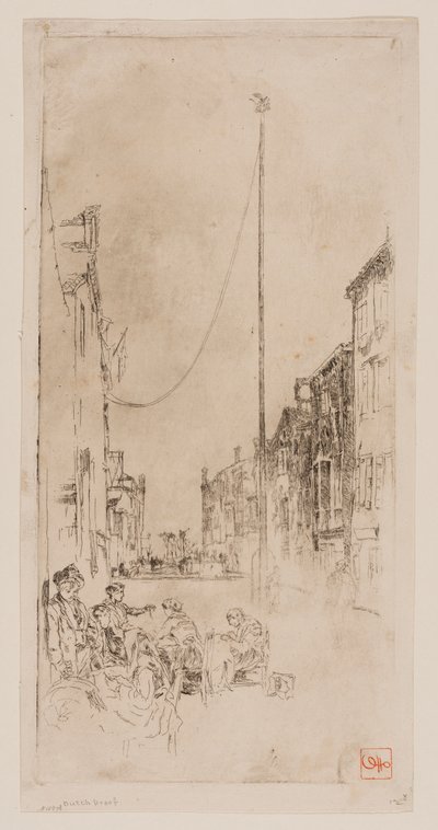 Der venezianische Mast von James Abbott McNeill Whistler