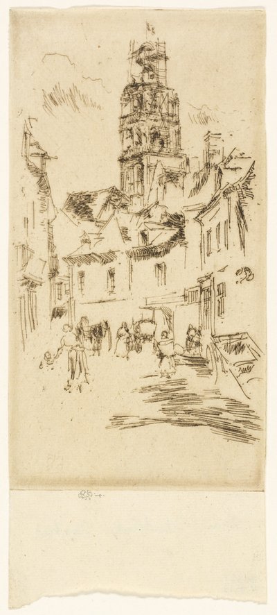 Tour Saint Antoine, Loches von James Abbott McNeill Whistler