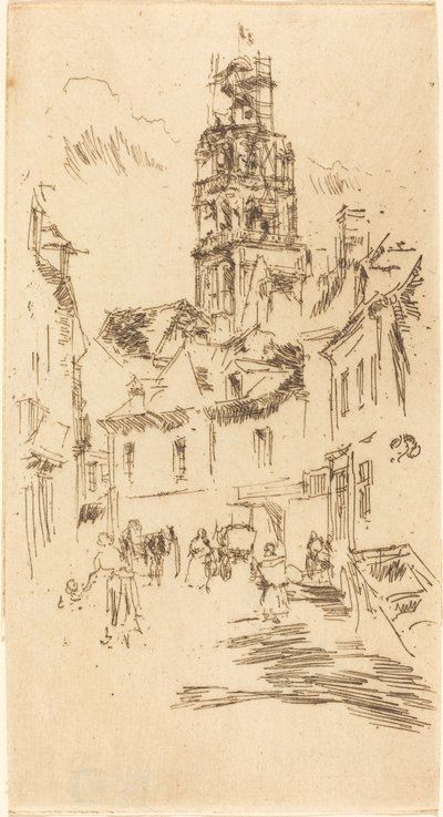 Tour St. Antoine, Loches von James Abbott McNeill Whistler