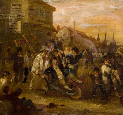 Wahlunruhen in Coventry von James Pollard