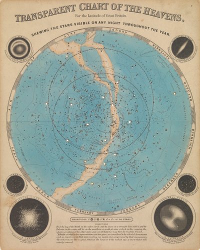 Himmelskarte (hinterleuchtet) von James Reynolds