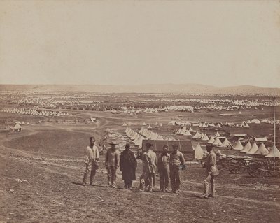 Gesamtansicht des Lagers von James Robertson