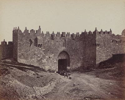 Porte de Damas von James Robertson, and Felice Beato