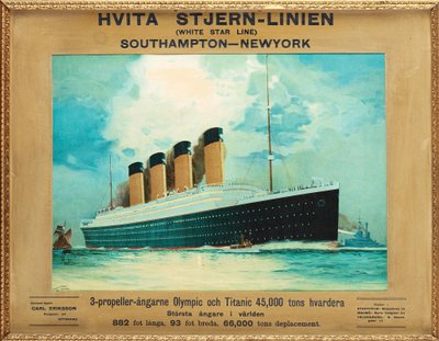 Titanic & Olympic, ca. 1911 von James Scrimgeour Mann