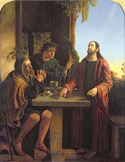 Christus in Emmaus von James Smetham